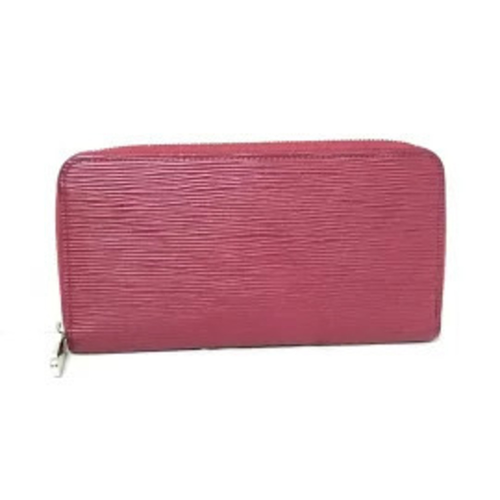 LOUIS VUITTON Zippy Wallet Long Fuschia Pink Epi Leather LV